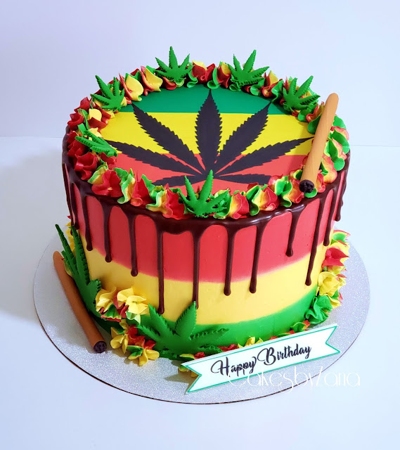 Cakes By Zana Marijuana Birthday Cake