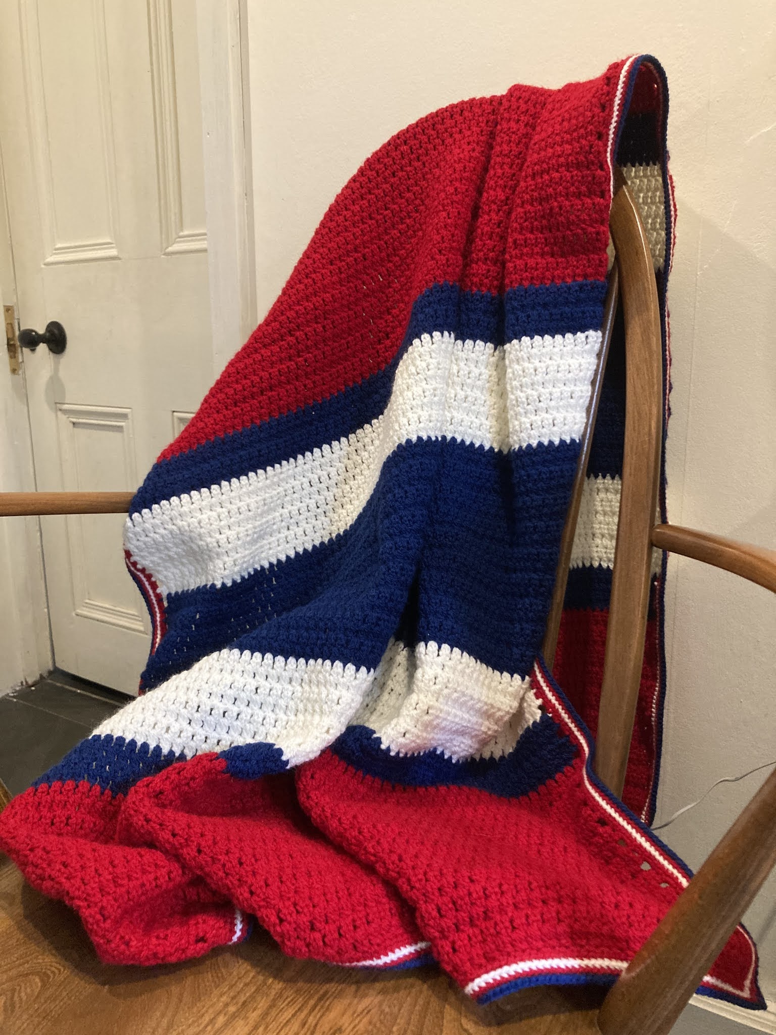 College Stripe Blanket