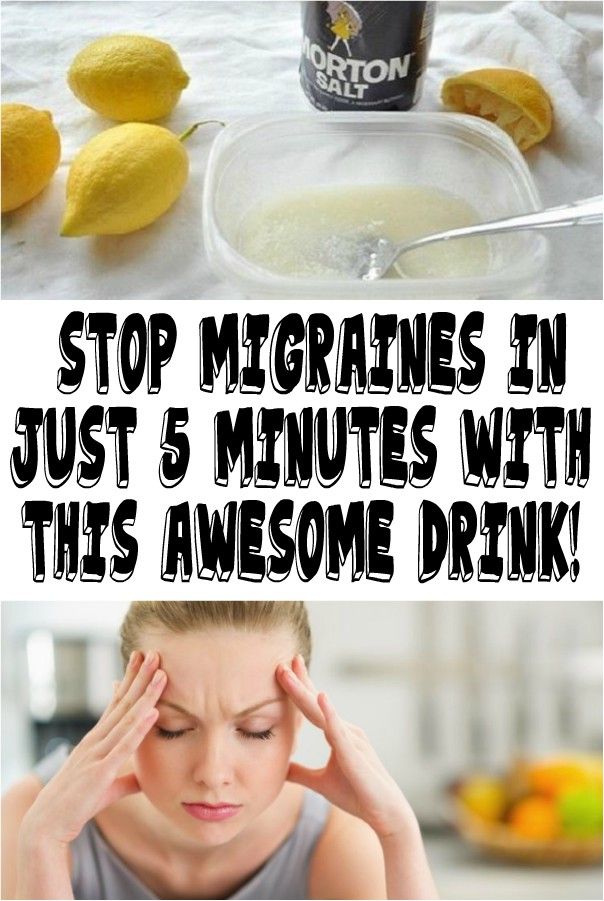 STOP MIGRAINES IN JUST 5 MINUTES WITH THIS AWESOME DRINK