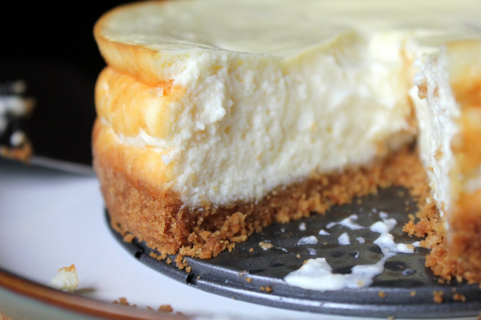 Shared Bites Greeking Out Greek Yogurt Cheesecake with Honey Caramel
