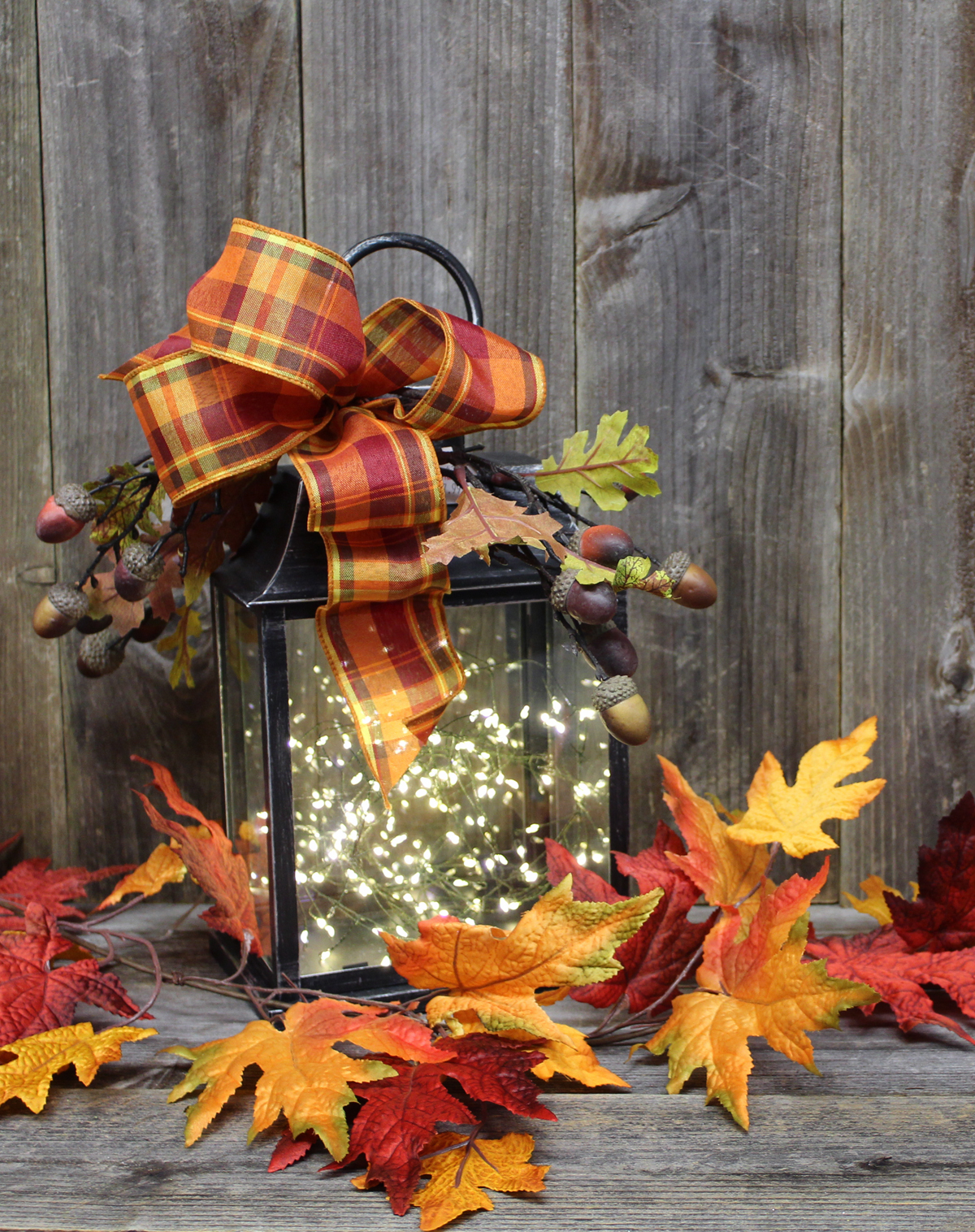Ben Franklin Crafts and Frame Shop DIY Fall Lantern