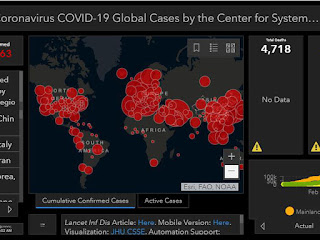 Coronavirus COVID-19 Global Cases Radar