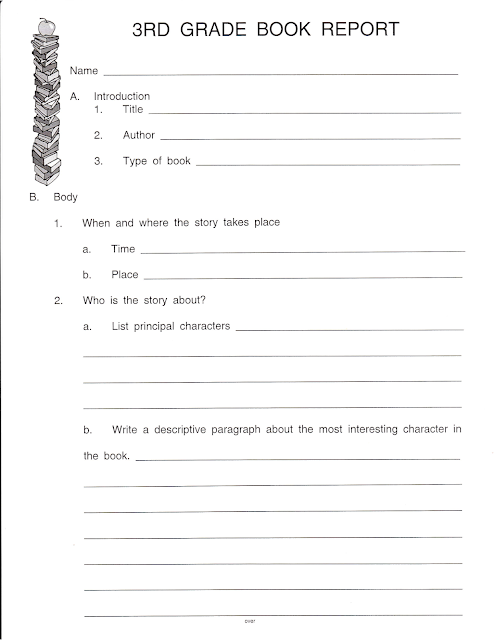 example of fourth grade book report | rxuxa