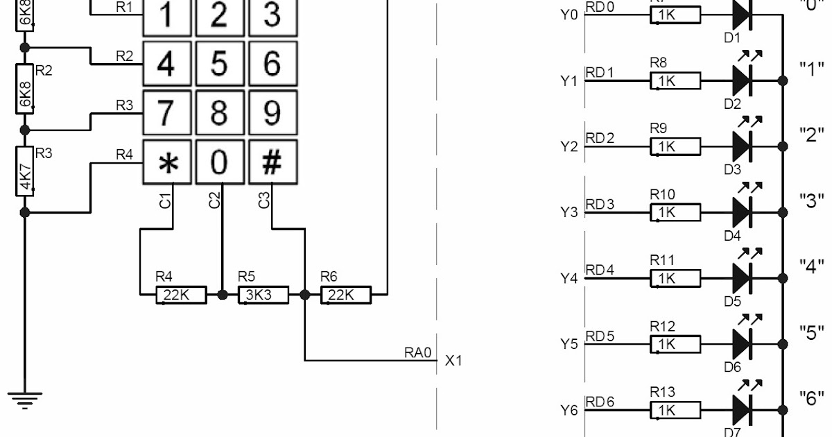 Keypad Schematic Diagram - 7