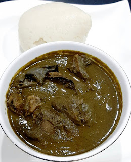 Black Soup and Pounded Yam