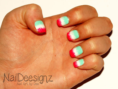 NailDeesignz: Tie Dye Nail Art