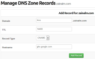 Manage DNS Zone Records