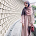 Style Hijab Dengan Cardigan Panjang