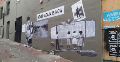 mural: never again is now
