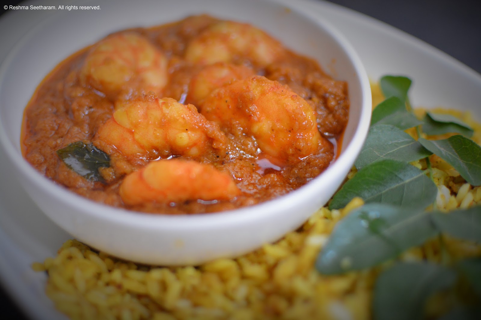 Prawn ghee roast recipe