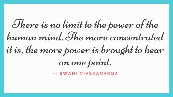 power of the human mind. Swami Vivekananda Quote. Educational Quotes