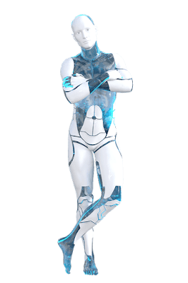 Future scope of robotics and Challenges, Opportunities 2 A Humanoid robot that looks exactly like a human, whose body color is white and blue