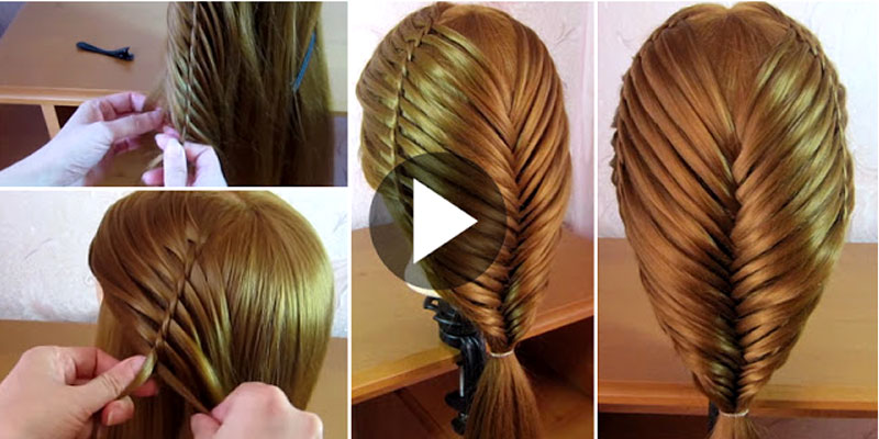 How To Create Simple Waterfall Twist Hairstyle The Stylish Life