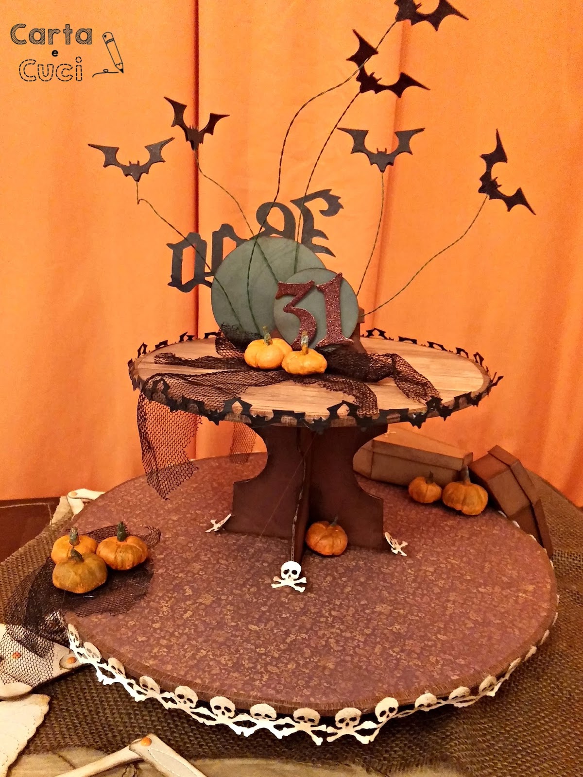Carta e cuci: boo (l'alzatina per i dolcetti di halloween) Alzatina ispirazioni Bomboniera