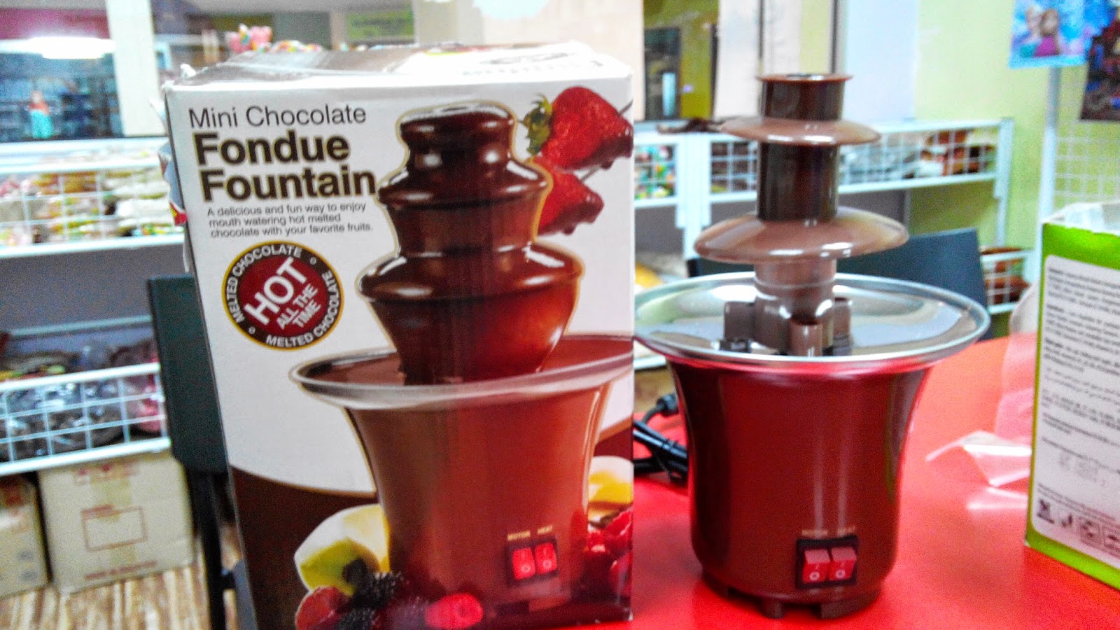 & Mr Chocolate Fountain Chocolate Fountain mini Rm48