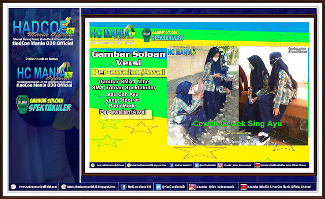 Gambar Soloan Spektakuler Versi Mode Mingguan - Gambar SMA Soloan Spektakuler Cover Batik (SPS2) Edisi 20