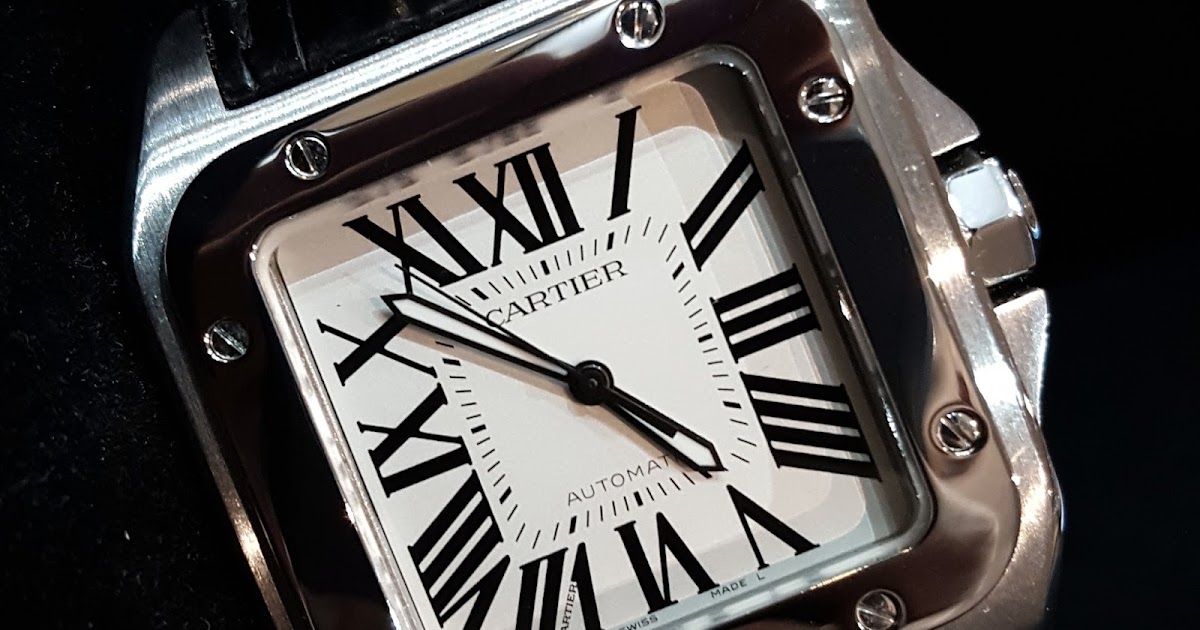 harga jam tangan cartier santos 100 original