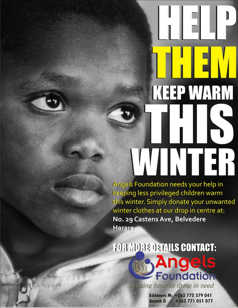 Winter Warm Campaign Angels Foundation Zimbabwe