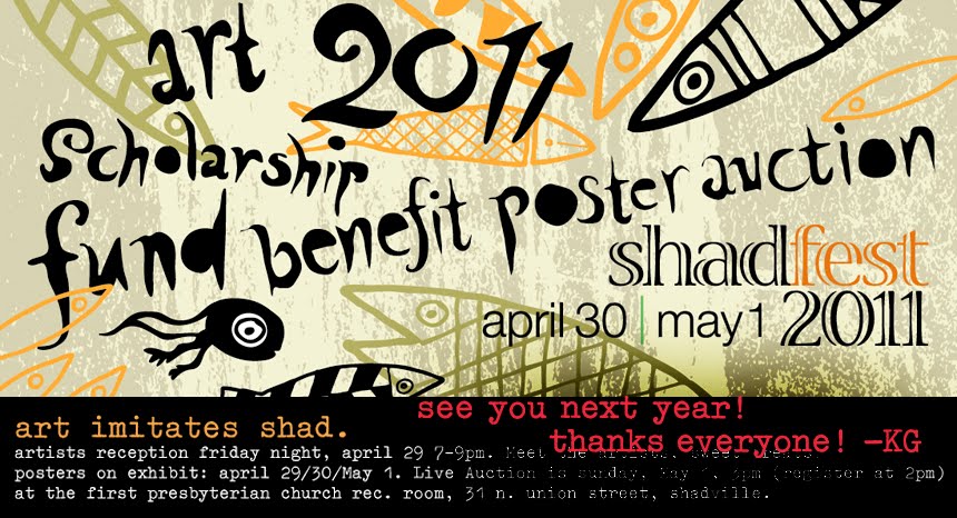 2011 shadfest art poster scholarship fund