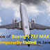  Production of Boeing's 737 MAX airliner will be temporarily halted in January 2020.
