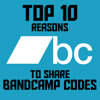Top 10 Reasons to Share Bandcamp Codes