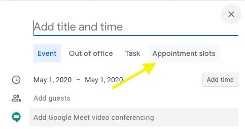 Google Calendar Appointment Slots Class Tech Integrate