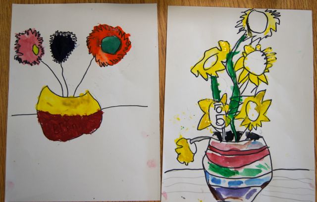 Hurray for FDK!: Directed Drawing - van Gogh Sunflowers
