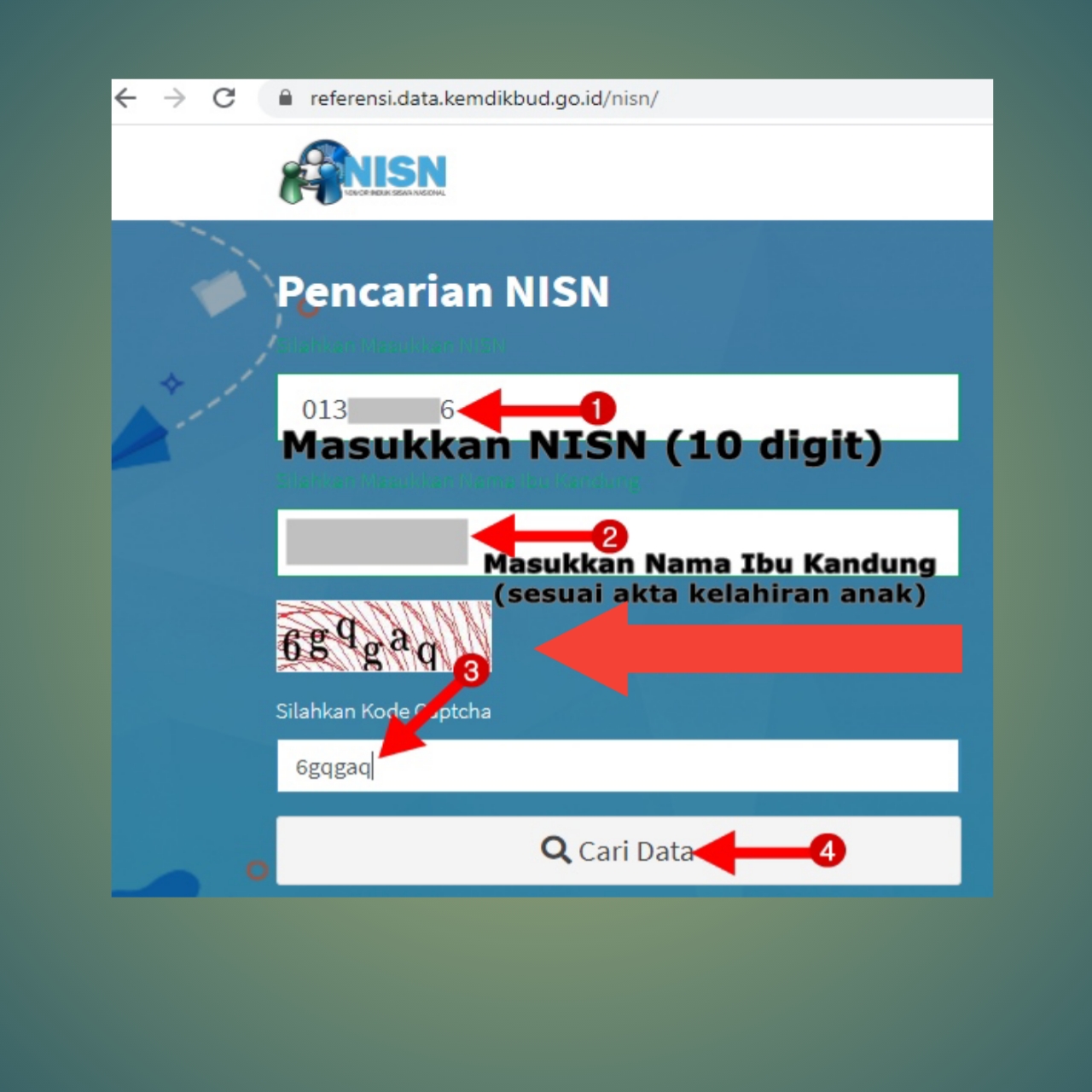Cara Cek atau Mencari Nomor Induk Siswa Nasional (NISN) untuk Siswa