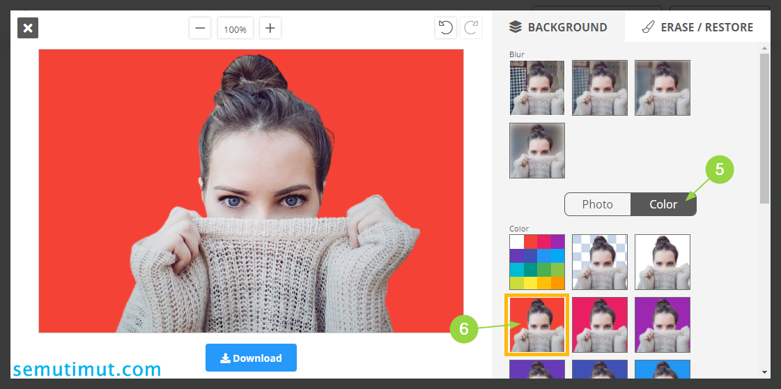 Cara Menghilangkan Background Foto Online Tanpa Aplikasi - SemutImut
