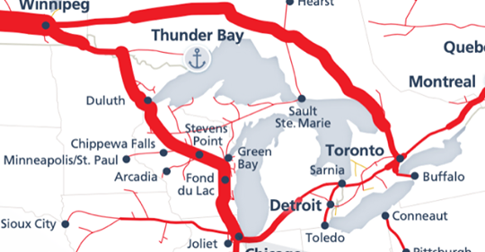 Wisconsin Central Railroad Map Industrial History: Wc: Wisconsin Central -> Soo -> Wc -> Cn