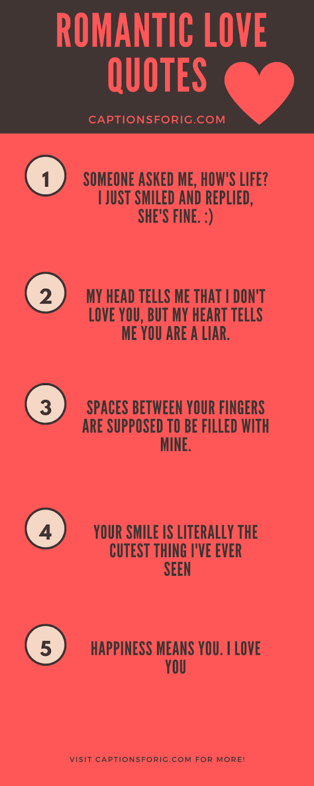 52 Very Romantic Love Quotes Captions For Instagram Captions For Ig Instagram captions about self love: romantic love quotes captions for