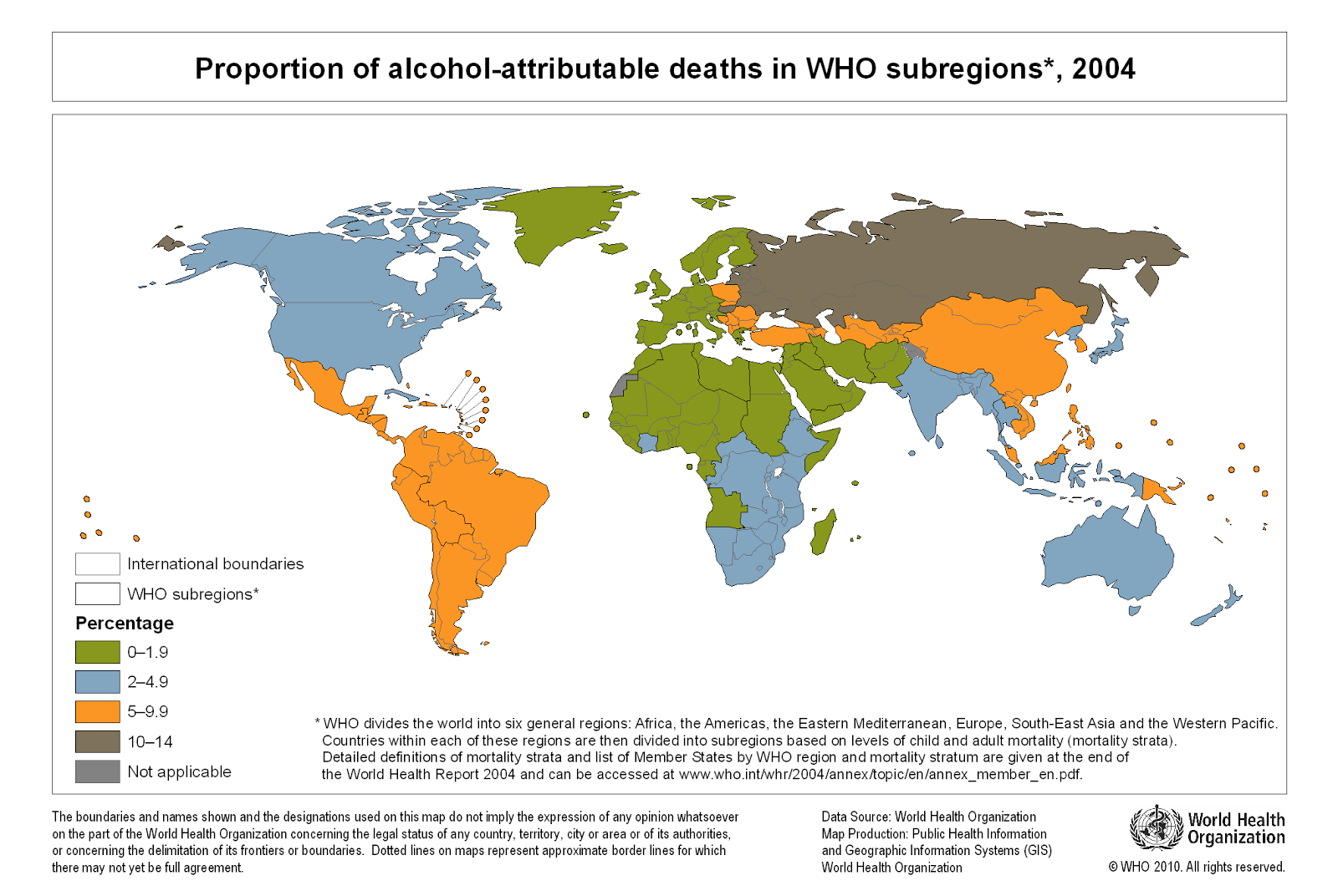 Who regions. Карта алкоголизма в мире. Алкоголь и смертность карта.