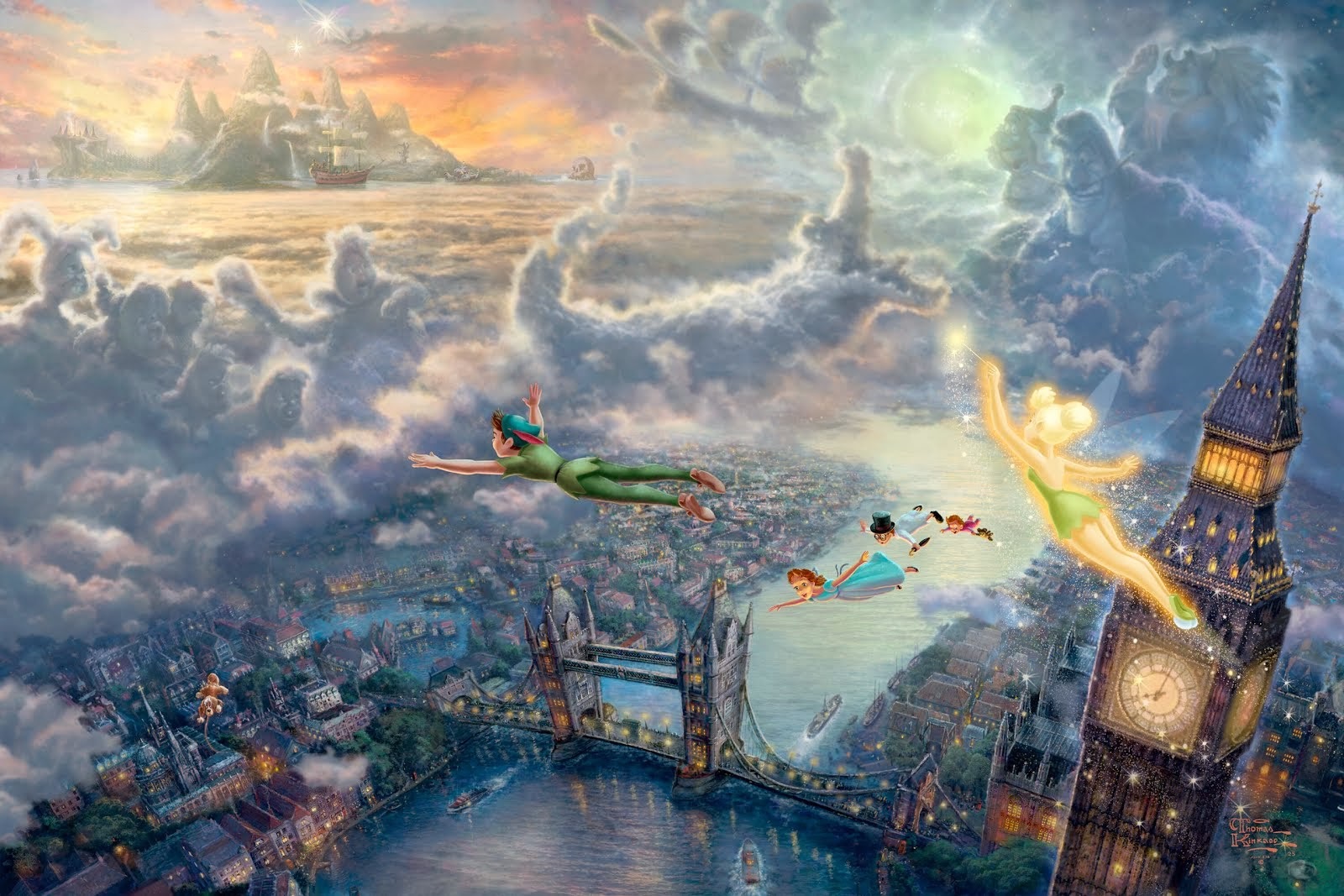 'Peter Pan' - Thomas Kinkade