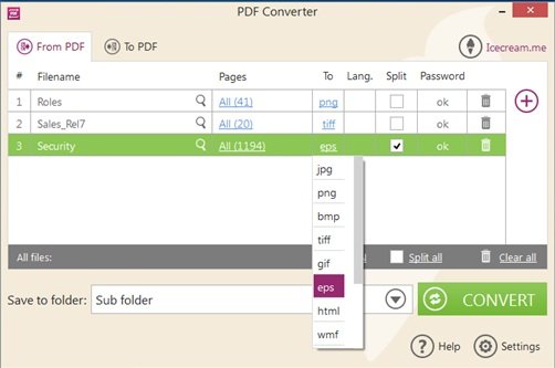 PDFコンバーター