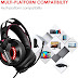 Combatwing Gaming Headset - PS4 Headset PC Headset Xbox One Headset with Noise Canceling Mic Gaming Headphones for PS4/Super Nintendo/Nintendo 64/Xbox 