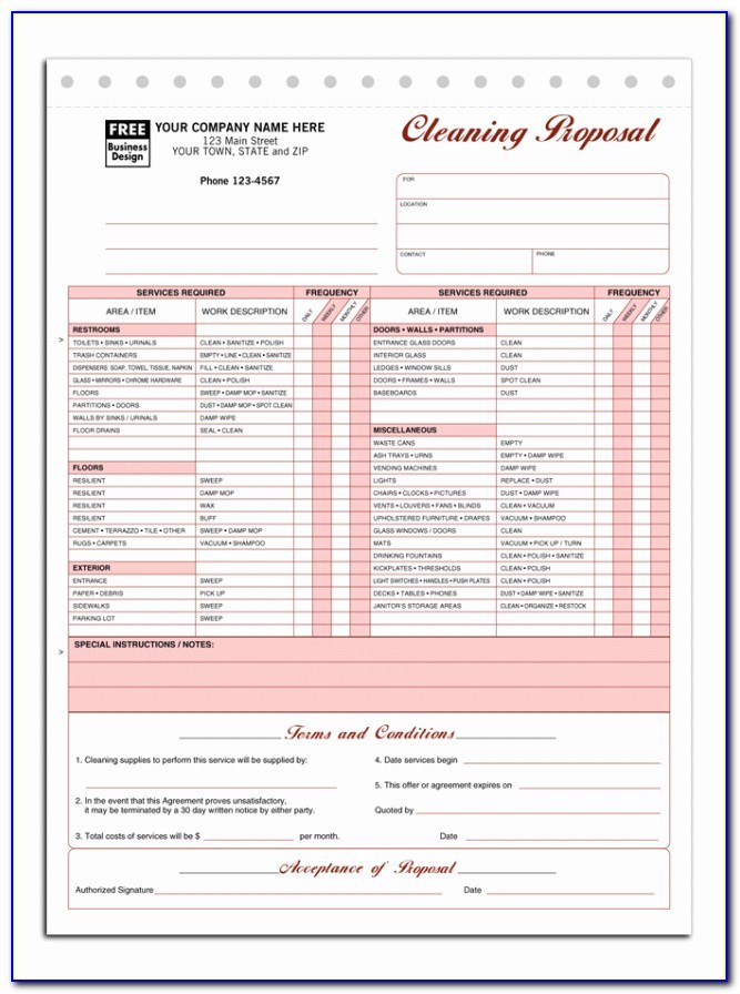 free-cleaning-estimate-forms-invoice-template