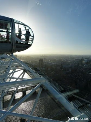 Palais de Westminster et Big Ben depuis le London Eye