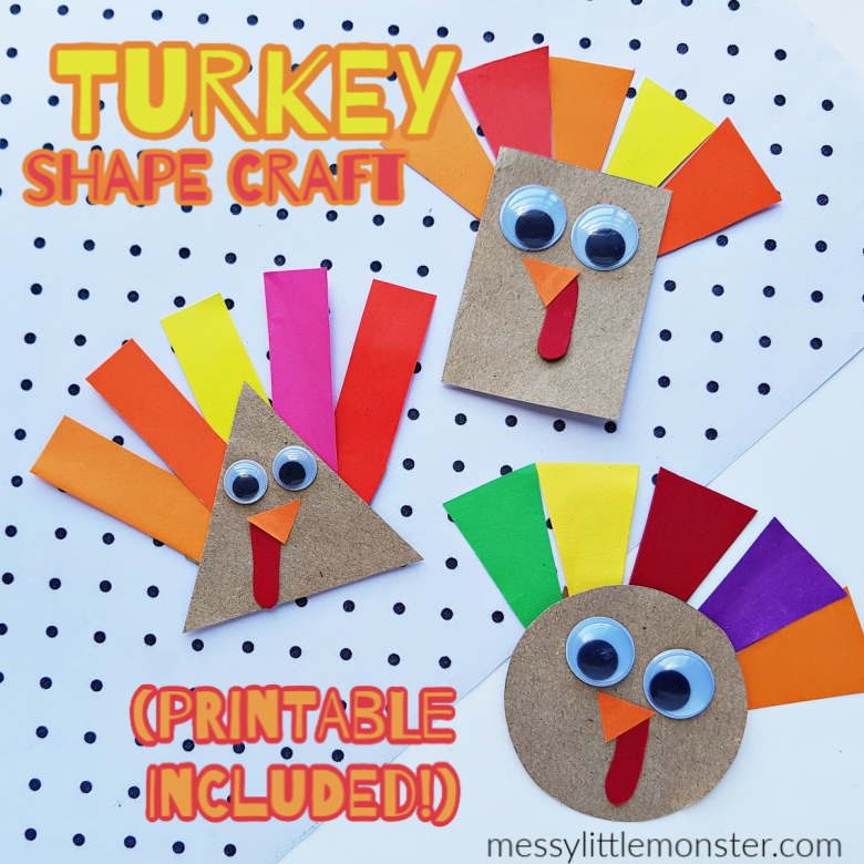 shape turkey craft