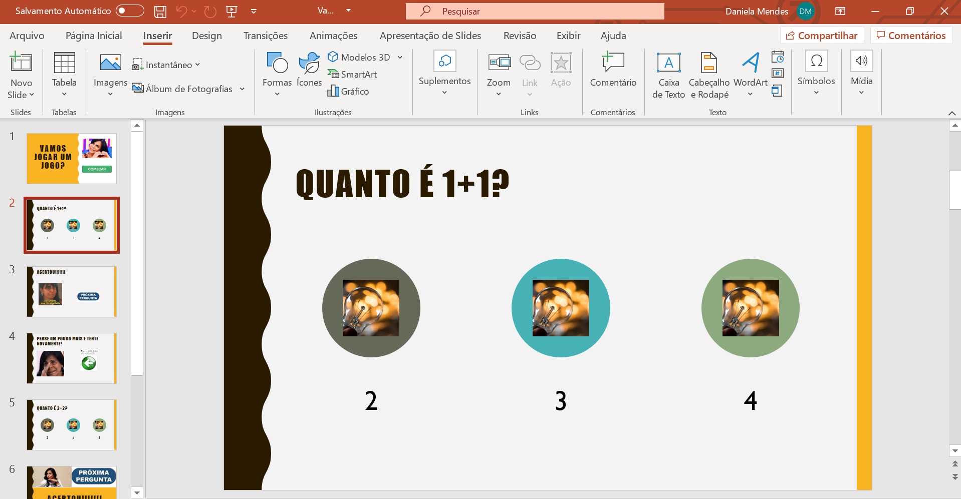 QUIZ DE MATEMÁTICA ( 2º / 3º / 4º ano - E. F.) 