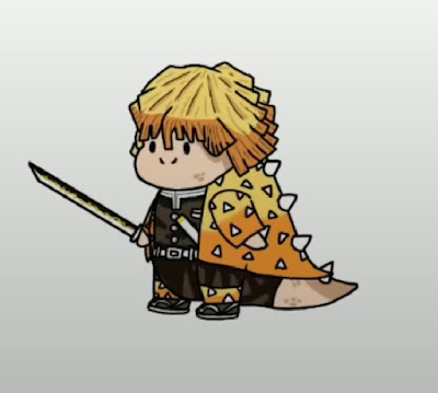 gambar dino zenitsu Gambar Dino Anime Lucu Terbaik Yang Lagi Hits Di TikTok