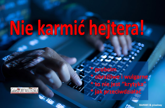 Nie karmić hejtera