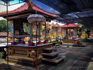 Inside The Big Family Balinese Hindu Temple Of Munduk Bendesa Mas At Patemon Village, North Bali, Indonesia