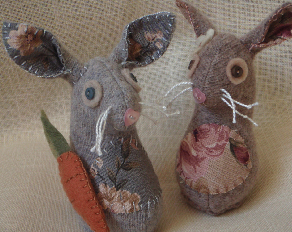 A tail of two rabbits, Lucykate Crafts