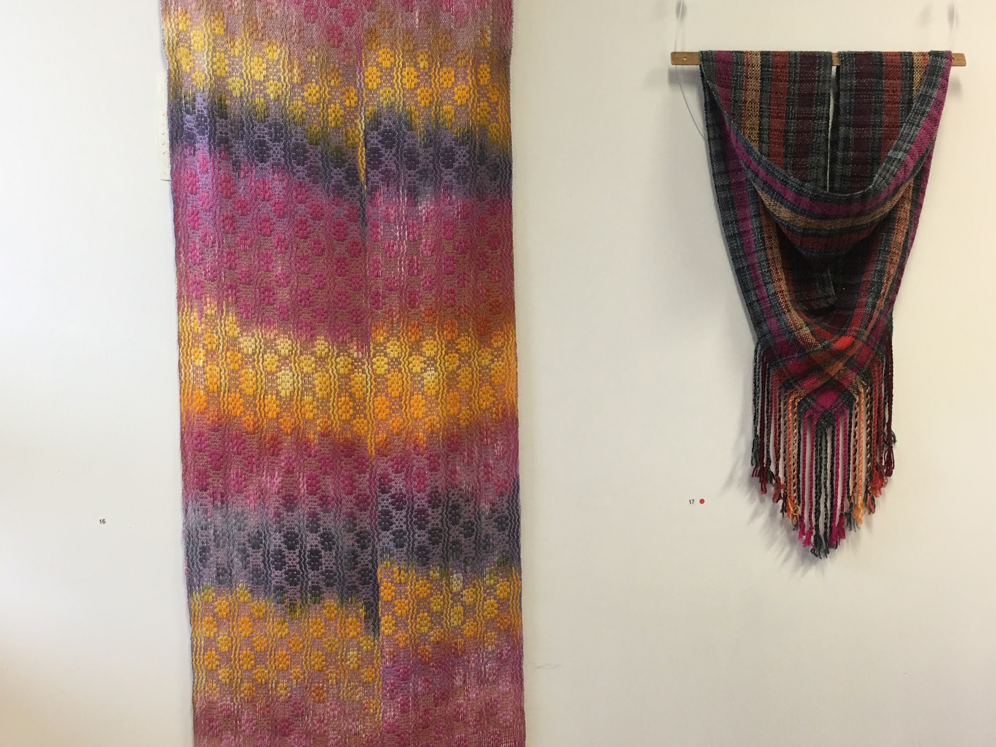 South Otago Spinners and Weavers Group Weaving in Canberra...