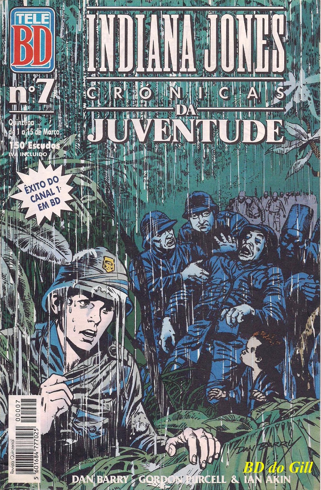Banda Desenhada do Gill Indiana Jones Crónicas da Juventude. Banda Desenhada do Gill Indiana Jones Crónicas da Juventude.