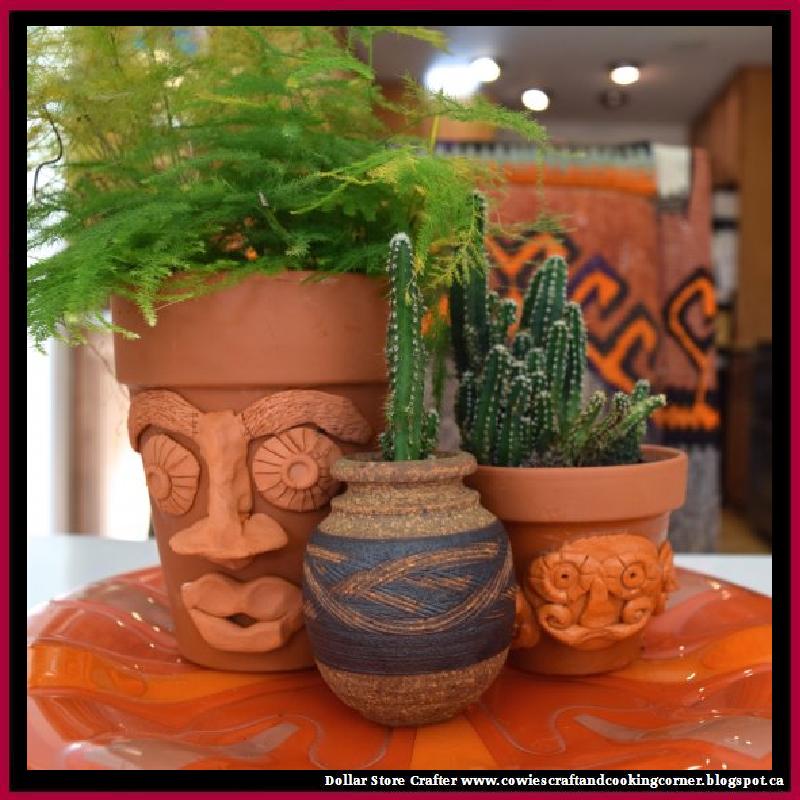 Dollar Store Crafter Turn Dollar Store Clay Pots Into Boho Face Planters