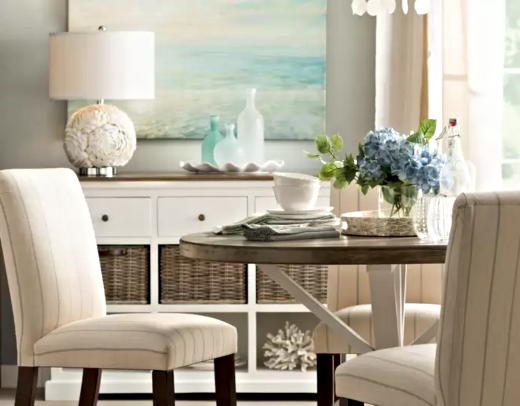 Sideboard with Basket Storage Drawers