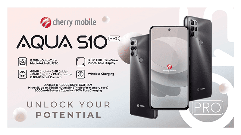 Cherry Mobile releases Aqua S10 Pro with punch-hole screen, Helio G90 SoC, 30W fast charge, and 10W wireless charging!