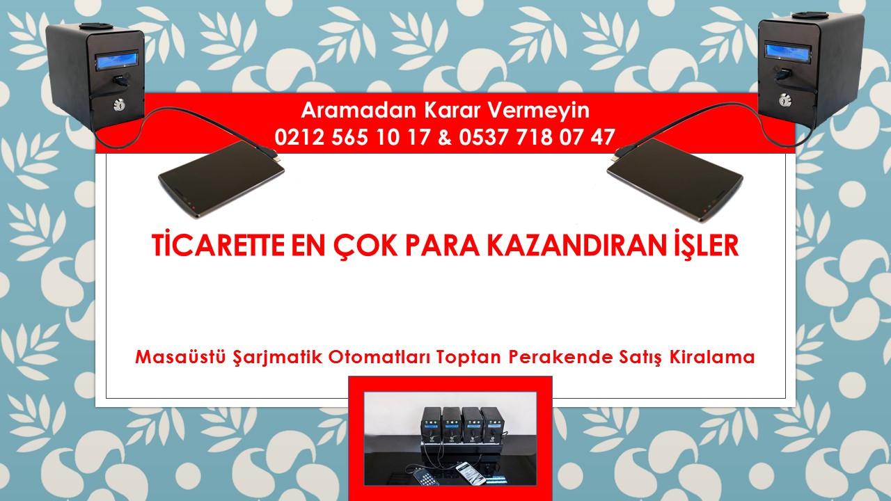 Lansman Organizasyon 0537 718 07 47 Masaüstü Şarjmatik Fiyatları Şarj