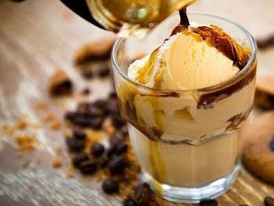 Coffee ice cream 